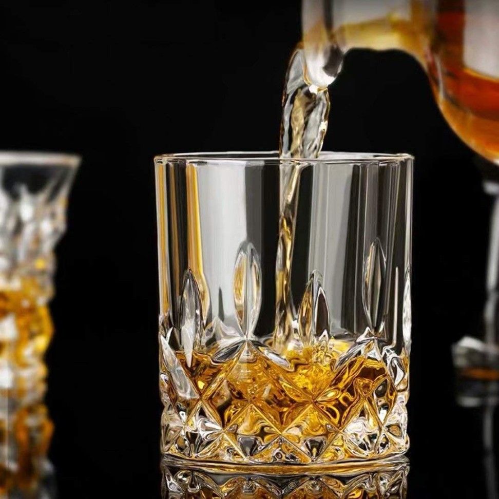 Opera Design Premium Whisky Glasses – 350 ml (6-Piece Set)