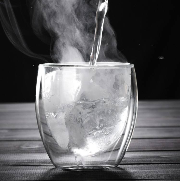 Double Wall Glass Tea Cup - 256 ml