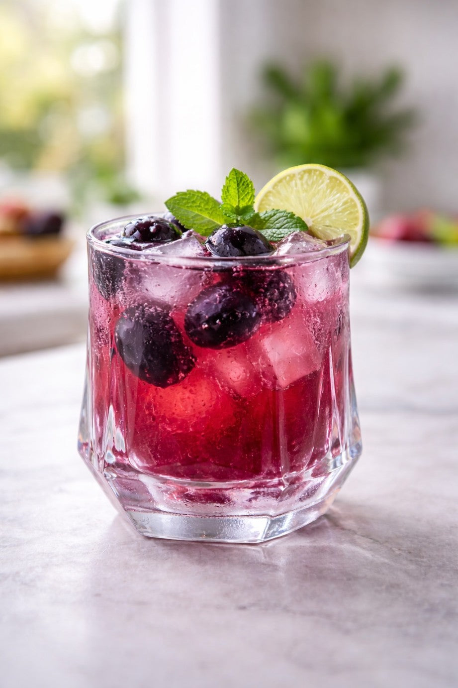 Blinkmax Hexagonal Drinking Glass 280 ml (6 Pcs Set)