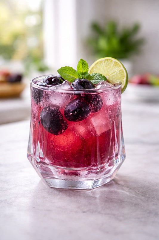 Blinkmax Hexagonal Drinking Glass 280 ml (6 Pcs Set)