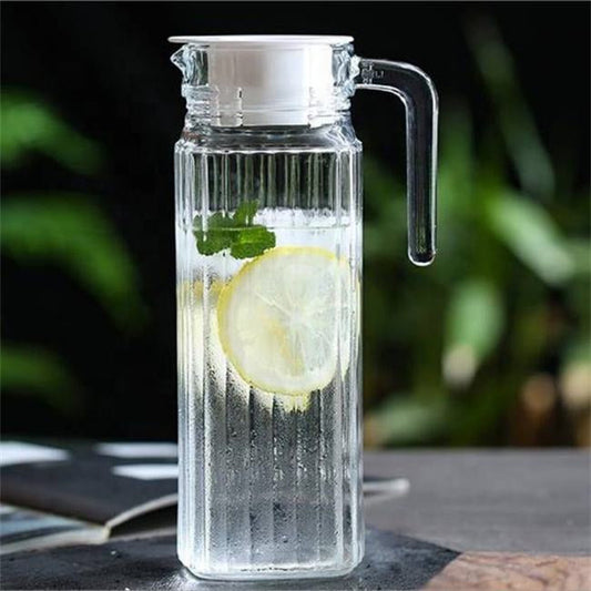 Lining Design Clear Glass Water Jug – 1 Litre (Box Pack)