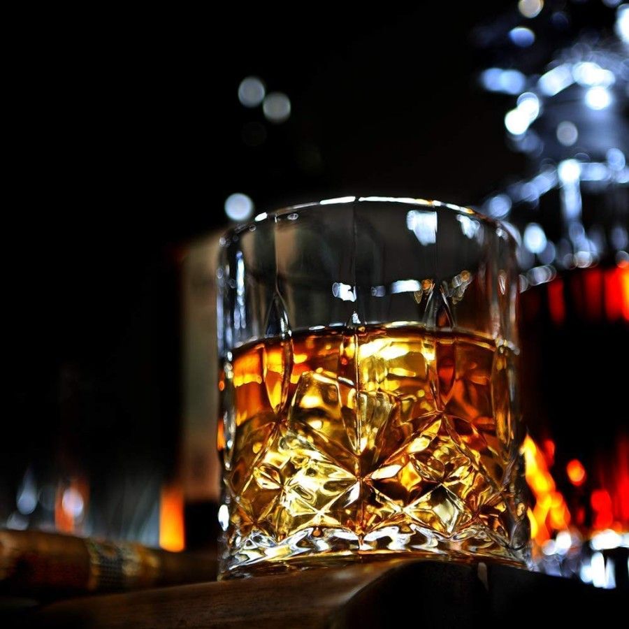 Opera Design Premium Whisky Glasses – 350 ml (6-Piece Set)
