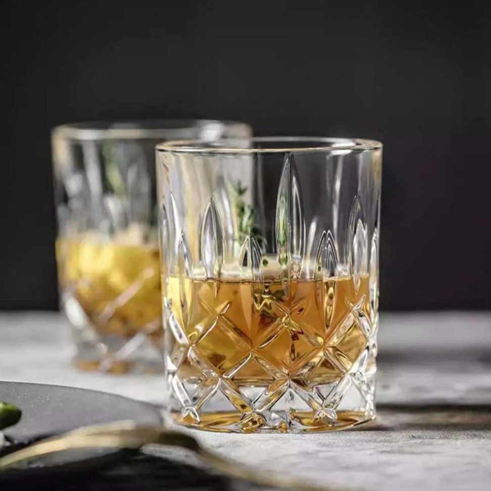 Opera Design Premium Whisky Glasses – 350 ml (6-Piece Set)