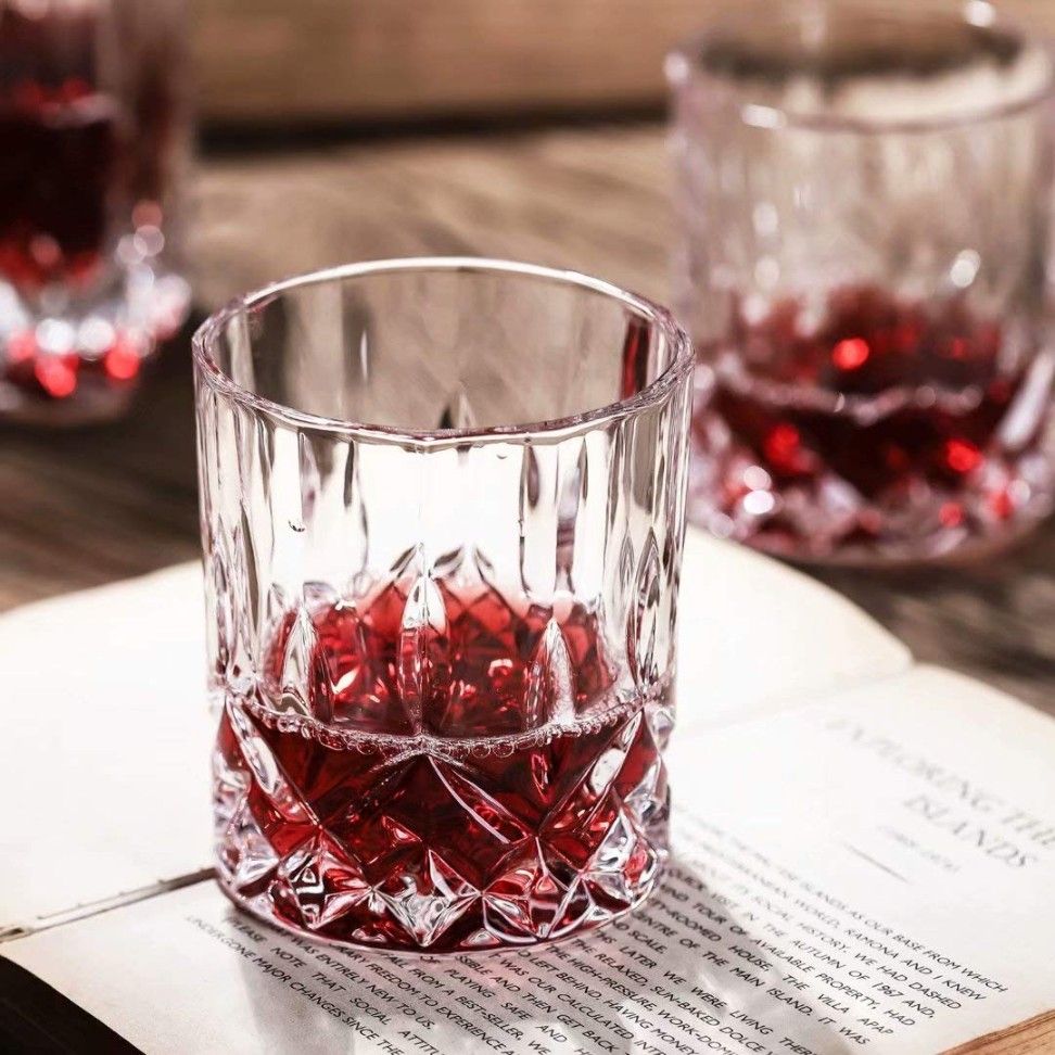 Opera Design Premium Whisky Glasses – 350 ml (6-Piece Set)