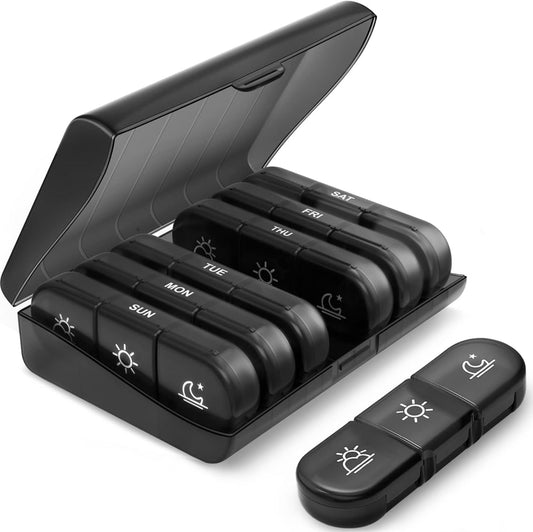 Pill Organiser  Pill Dispenser  Medicine Organizer Box Weekly Pill Organizer